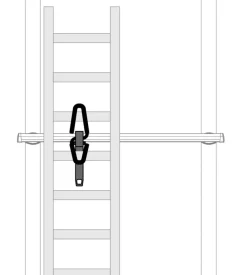 Adattatore per pioli scale u-6  n11067