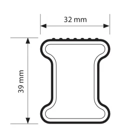 Barra portatutto acciaio - 180 cm  n10015