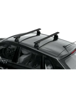 Barre portatutto "evos silenzio black" in alluminio l 128 cm - n15081