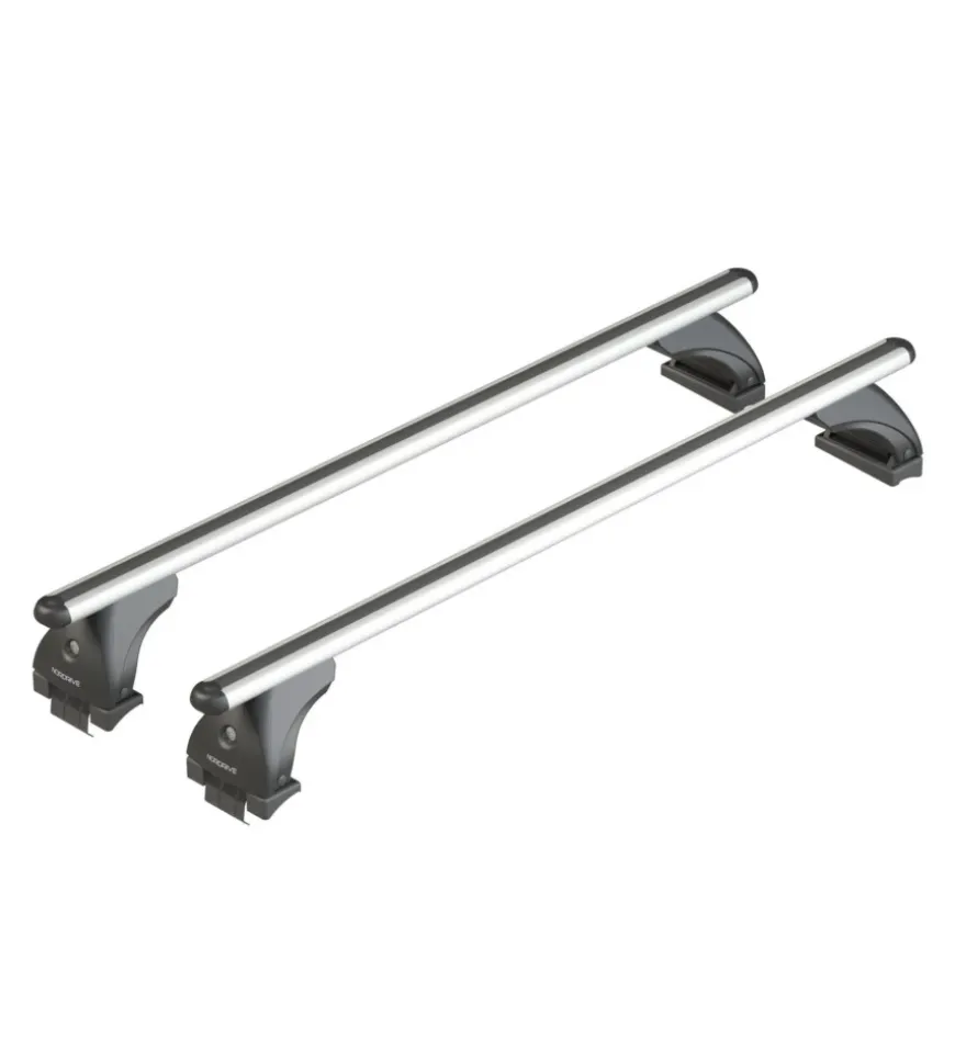 Barre portatutto per auto kit completo nordrive - 004 - alumia m nk004eam
