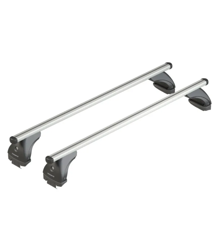 Barre portatutto per auto kit completo nordrive - 122 - helio m nk122ehm