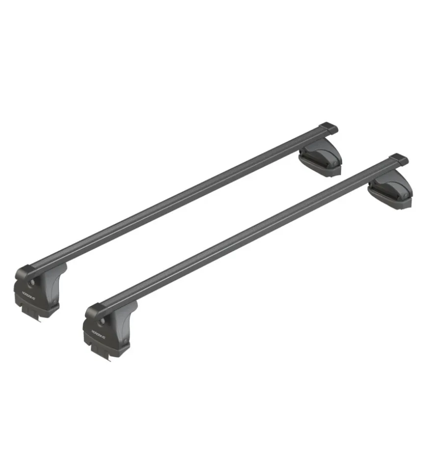 Barre portatutto per auto kit completo nordrive - evos lp - 186 - quadra xl nk186lqxl