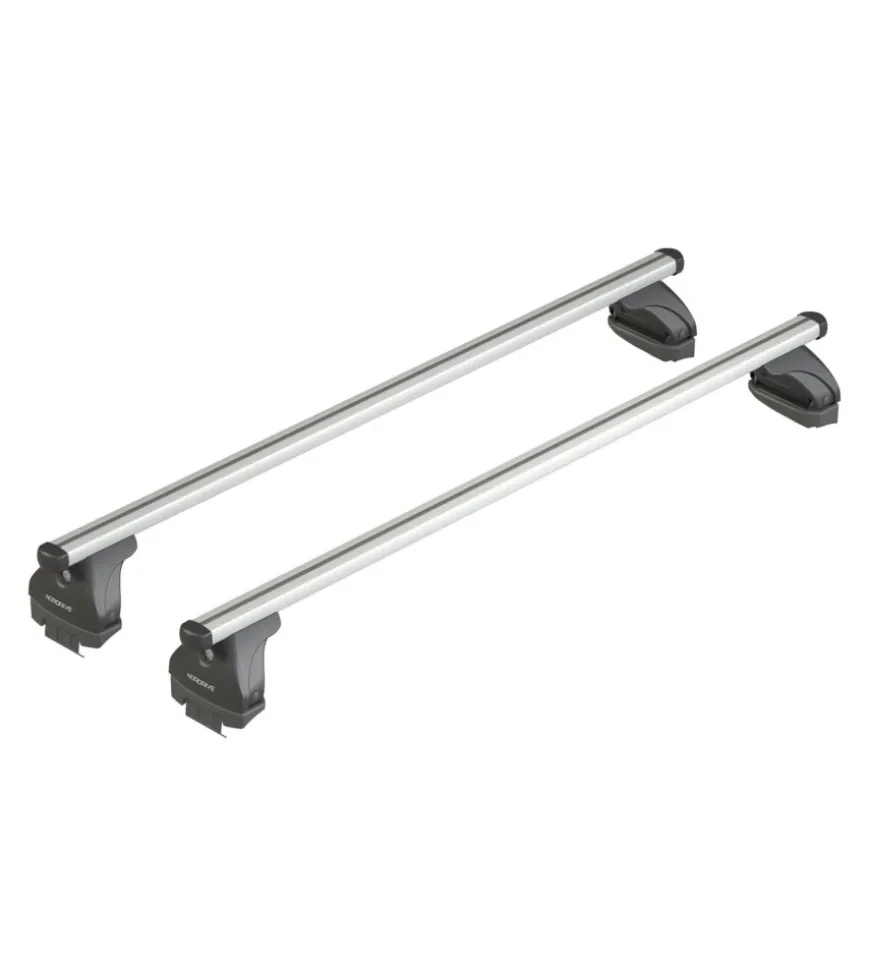 Barre portatutto per auto kit completo nordrive - evos lp - 202 - helio m nk202lhm