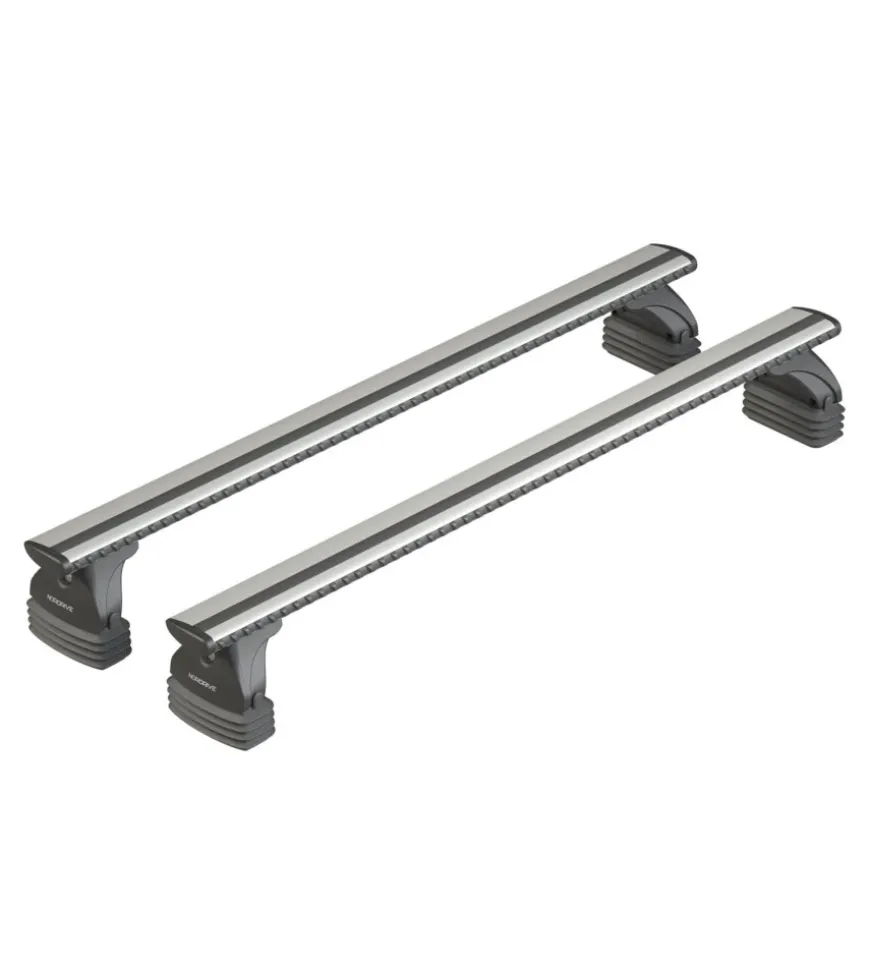 Barre portatutto per auto kit completo nordrive - evos lp - 036 - silenzio l nk036lsl