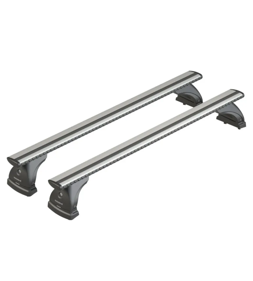 Barre portatutto per auto kit completo nordrive - evos - 109 - silenzio m nk109esm