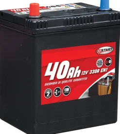 Batteria auto 40ah per vetture giapponesi-coreane polo sinistro  j37
