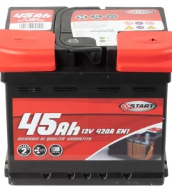 Batteria auto 45ah 12v 420a polo positivo destro cassetta l1