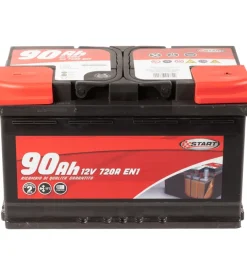 Batteria auto 90ah 12v 720a polo positivo destro cassetta l4