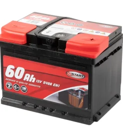 Batteria auto 60ah 12v 540a polo positivo destro cassetta l2