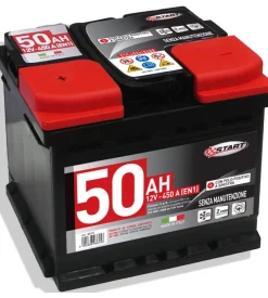 Batteria auto 50ah 12v 450a polo positivo sinistro cassetta l1b