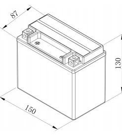 Batteria moto bosch "fa104" 10ah sx preattivata