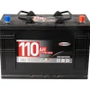 Batteria per autocarro e trattori 110ah 12v 750a polo positivo destro