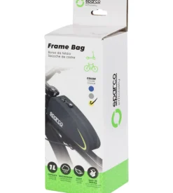 Borsa da telaio per bici sparco in nylon , 21,5x5,5x8,5 cm