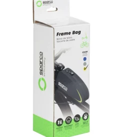Borsa da telaio per bici sparco in nylon , 21,5x5,5x8,5 cm