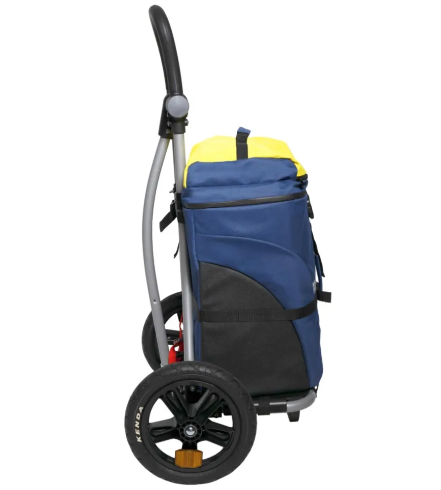 Borsa per bici bellelli "b-tourist" blu/giallo, portata massima 25 kg