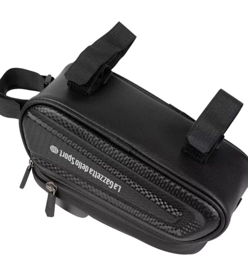 Borsa per bicicletta gazzetta dello sport "crono" idrorepellente, 11x13x24 cm
