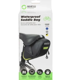 Borsa per bicicletta impermeabile sparco, 24x8,5x10 cm