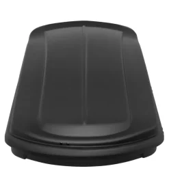Box tetto per auto 430 litri in abs nero goffrato - n60016