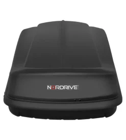 Box tetto per auto 430 litri in abs nero goffrato - n60016