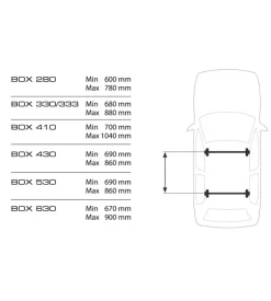 Box tetto per auto nordrive 630 litri in abs con doppia apertura argento lucido - n60028
