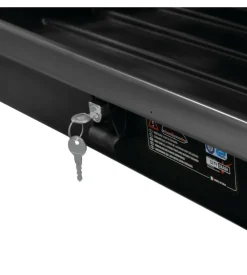 Box tetto per auto nordrive 333 litri in abs nero goffrato - n60033