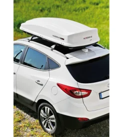 Box tetto per auto nordrive 530 litri  in abs bianco lucido - n60023