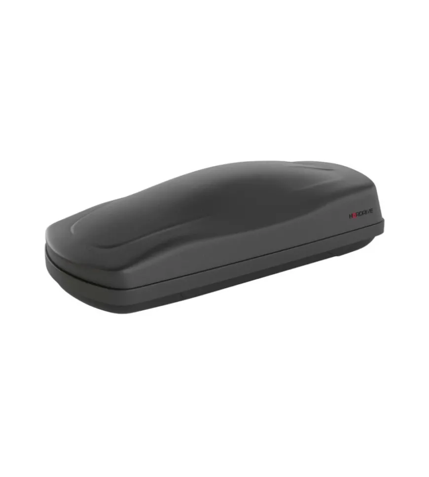 Box tetto per auto nordrive 400 litri in abs nero goffrato - n60040