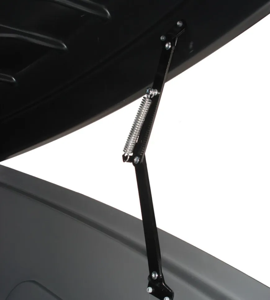Box tetto per auto nordrive 330 litri in abs grigio goffrato - n60000