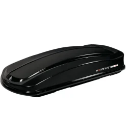 Box tetto per auto nordrive 530 litri  in abs nero lucido - n60022
