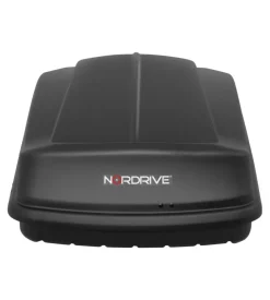 Box tetto per auto nordrive 330 litri in abs nero goffrato - n60004
