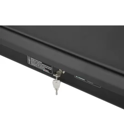 Box tetto per auto nordrive 330 litri in abs nero goffrato - n60004