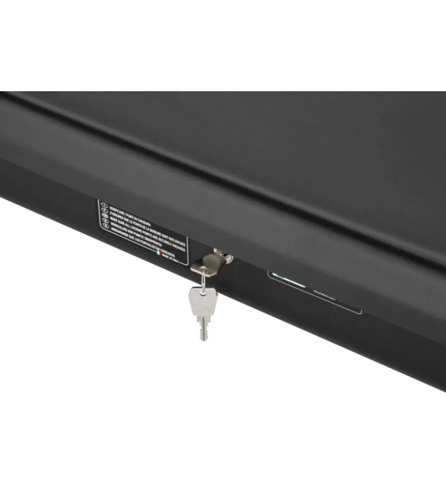 Box tetto per auto nordrive 330 litri in abs nero goffrato - n60004