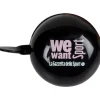 Campanello per bicicletta gazzetta dello sport nero, diametro 60 mm
