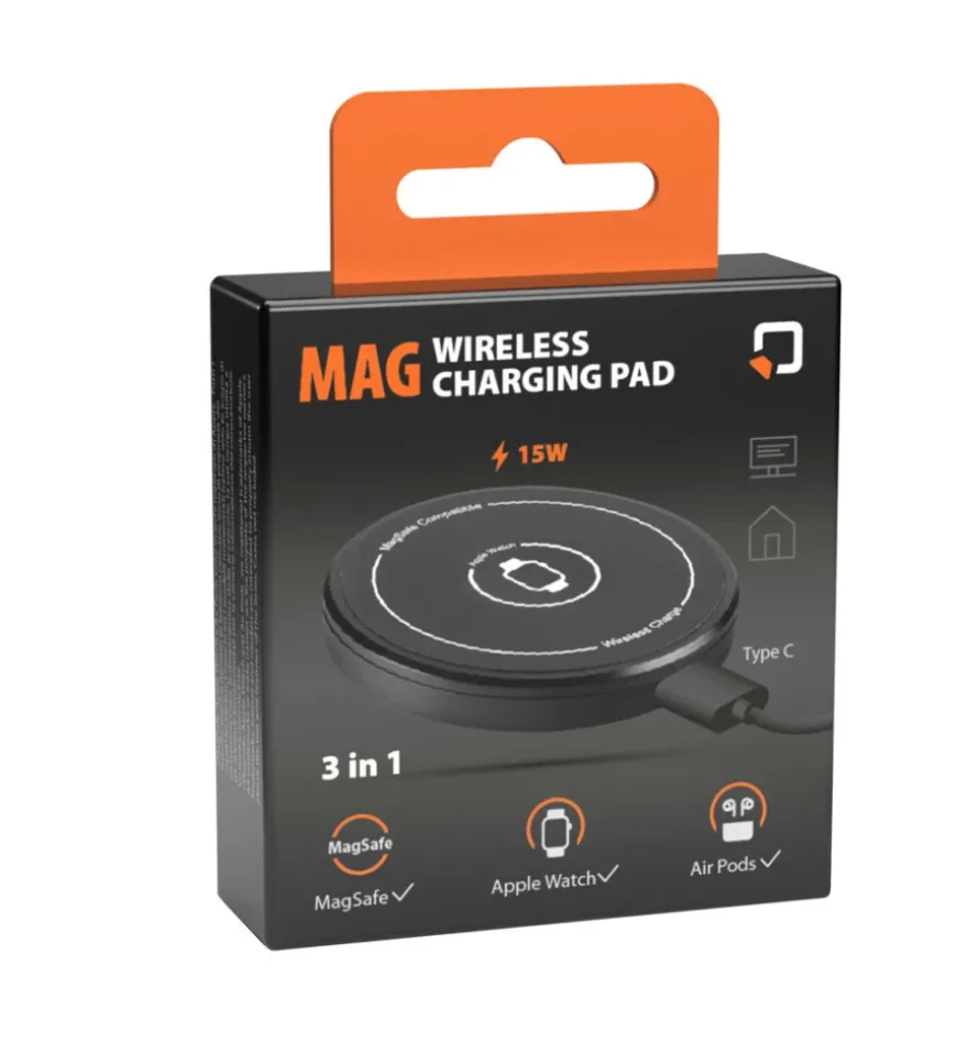 Caricatore wireless magnetico lampa "mag 3 in 1" - 91814