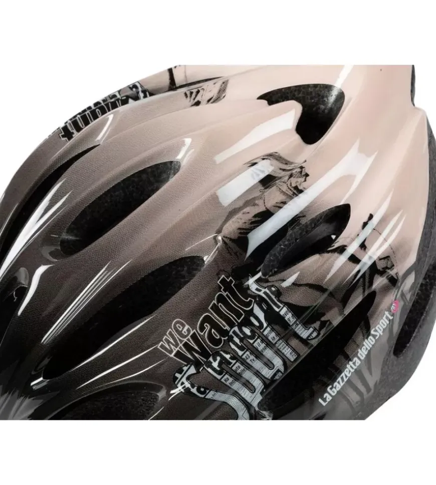 Casco bici per adulti gazzetta dello sport "tour", tg l