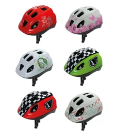 Casco bici per bambini lampa "kid" colori assortiti tg s - 94065