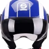 Casco moto sparco sp601 blu/bianco tg.m