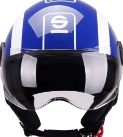 Casco moto sparco sp601 blu/bianco tg.m