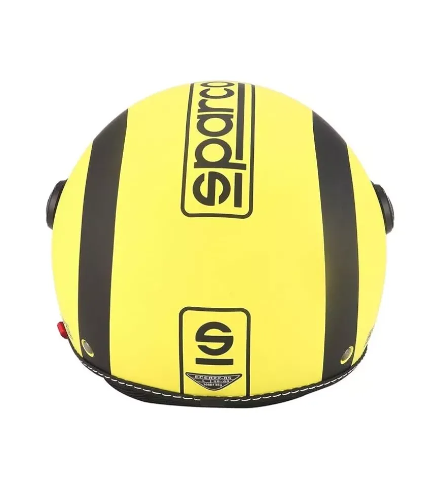 Casco moto sparco "sp501" giallo fluo, tg xl