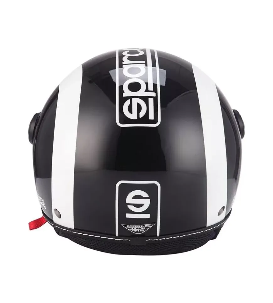 Casco moto sparco "sp501" nero/bianco, tg xl