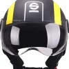 Casco moto sparco sp601 nero/giallo tg.s