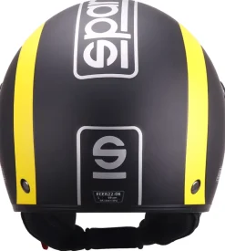 Casco moto sparco sp601 nero/giallo tg.s