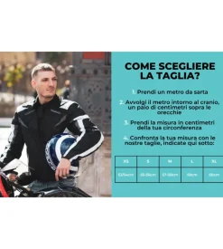 Casco moto sparco sp601 nero/rosso tg.m