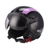 Casco moto sparco "sp501" nero/viola, tg l
