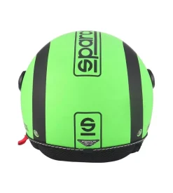 Casco moto sparco "sp501" verde fluo, tg xl