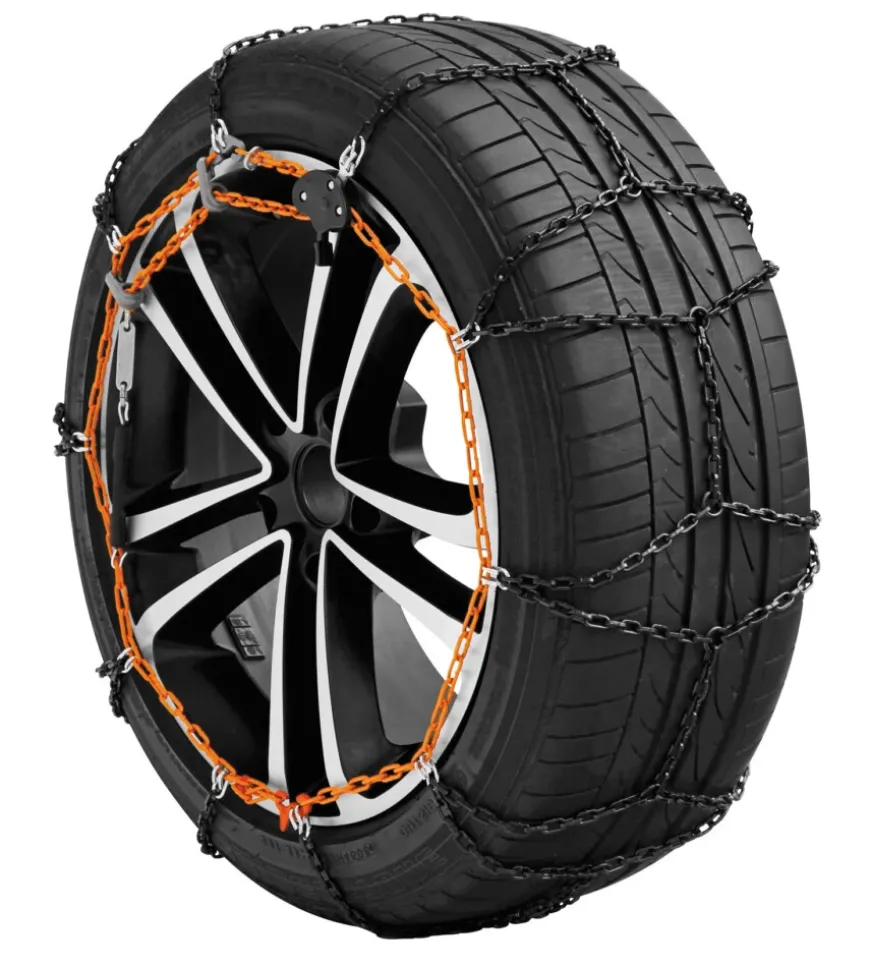 Catene da neve per auto lampa "x-9" 9mm.gr.4,5 in manganese - 16406