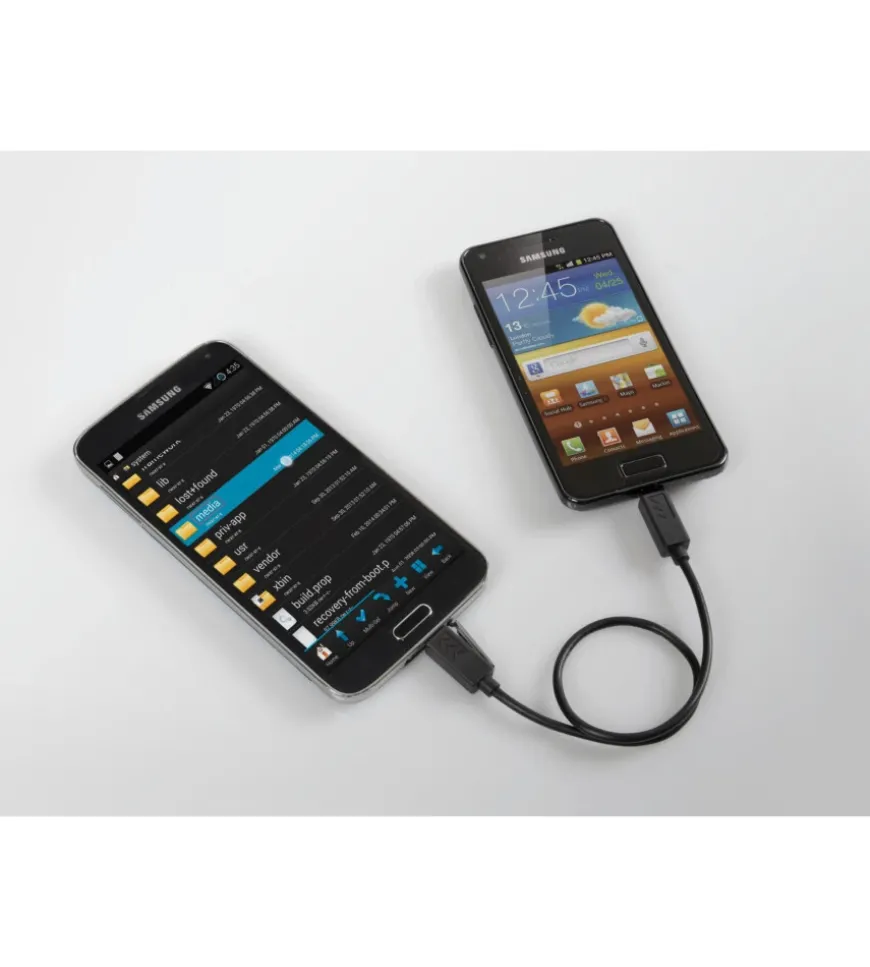 Cavo otg micro usb > micro usb - 30 cm - nero 38936