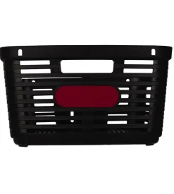 Cestino posteriore per bicicletta bellelli "zigzag" nero, 38x33x19 cm