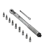 Chiave dinamometrica lampa con cricchetto reversibile, 9 adattatori
