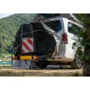 Copertura per portabici su gancio traino nordrive 190x50x130 cm - n60058
